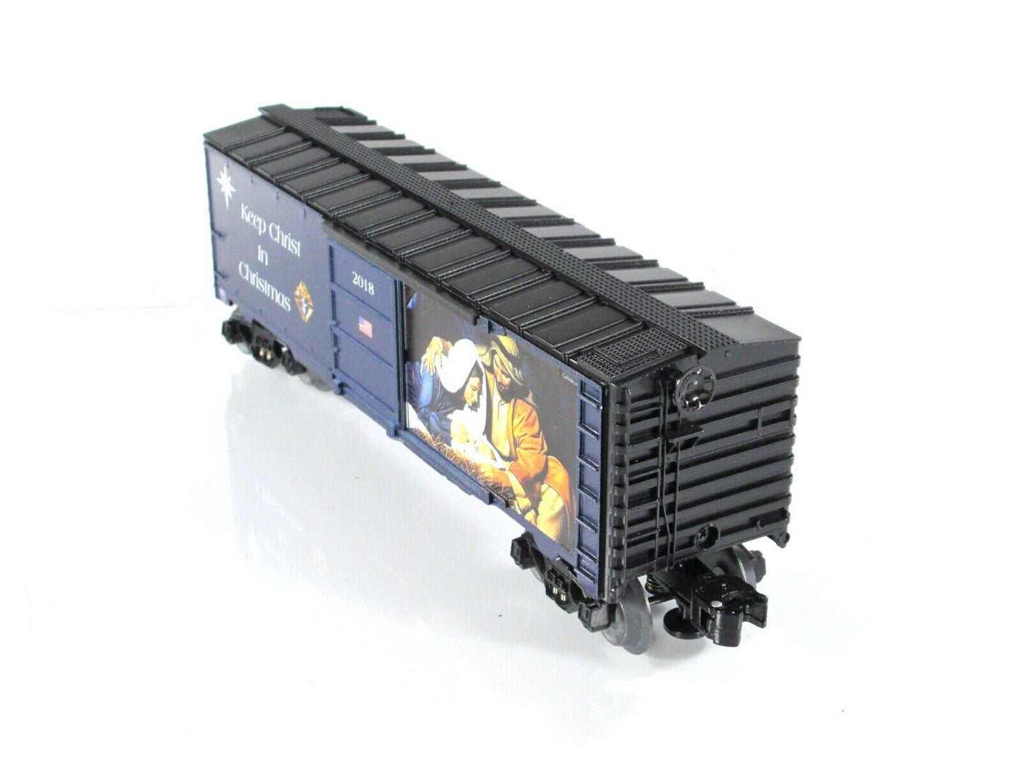 O Scale **KEEP CHRIST In CHRISTMAS** 2018, 40' Box Car - Lionel 6-58031 **RARE**