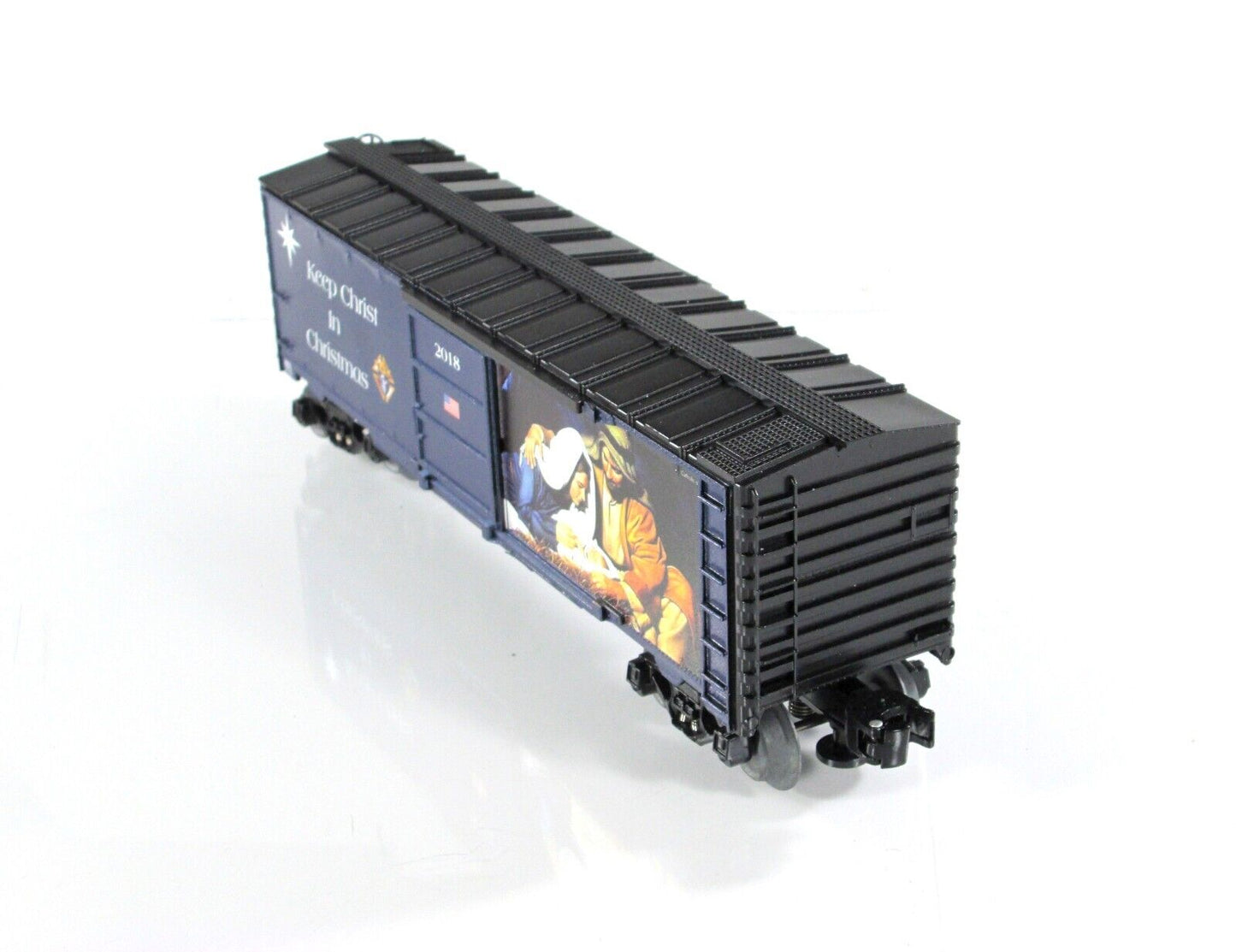 O Scale **KEEP CHRIST In CHRISTMAS** 2018, 40' Box Car - Lionel 6-58031 **RARE**
