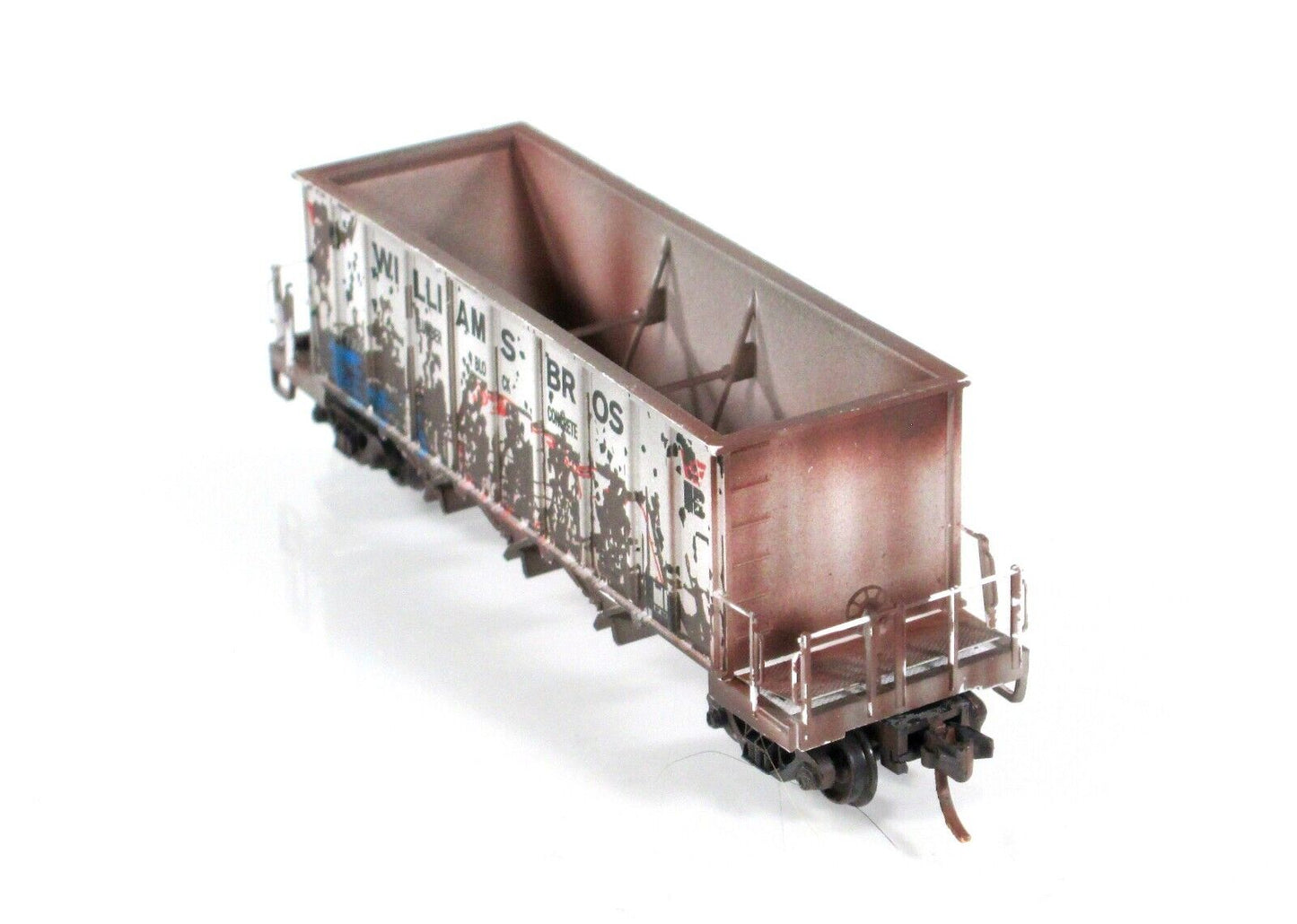 N Scale *WILLIAMS BROTHERS* Graffiti Ortner Hopper #73005, Micro Trains 12544120