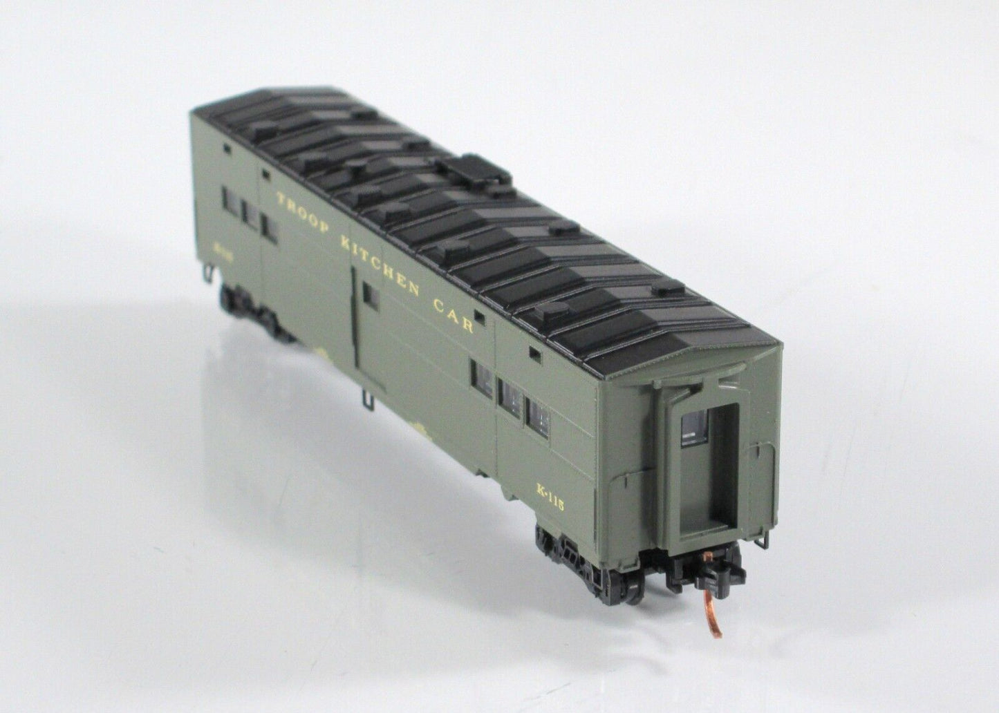 N Scale US OFFICE of DEFENSE 50' Troop Kitchen Car #K-115 -Micro Trains 11800010