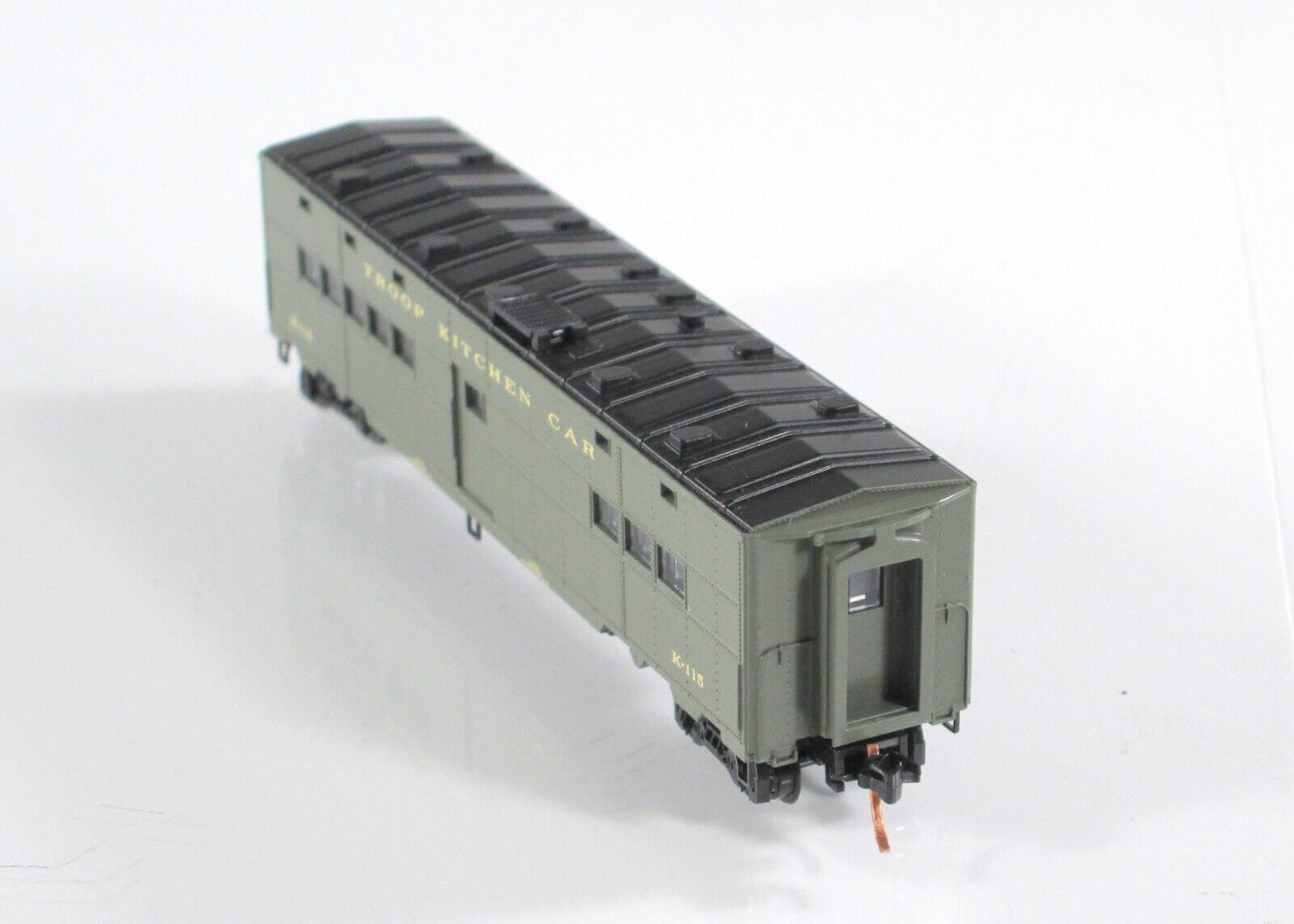 N Scale US OFFICE of DEFENSE 50' Troop Kitchen Car #K-115 -Micro Trains 11800010