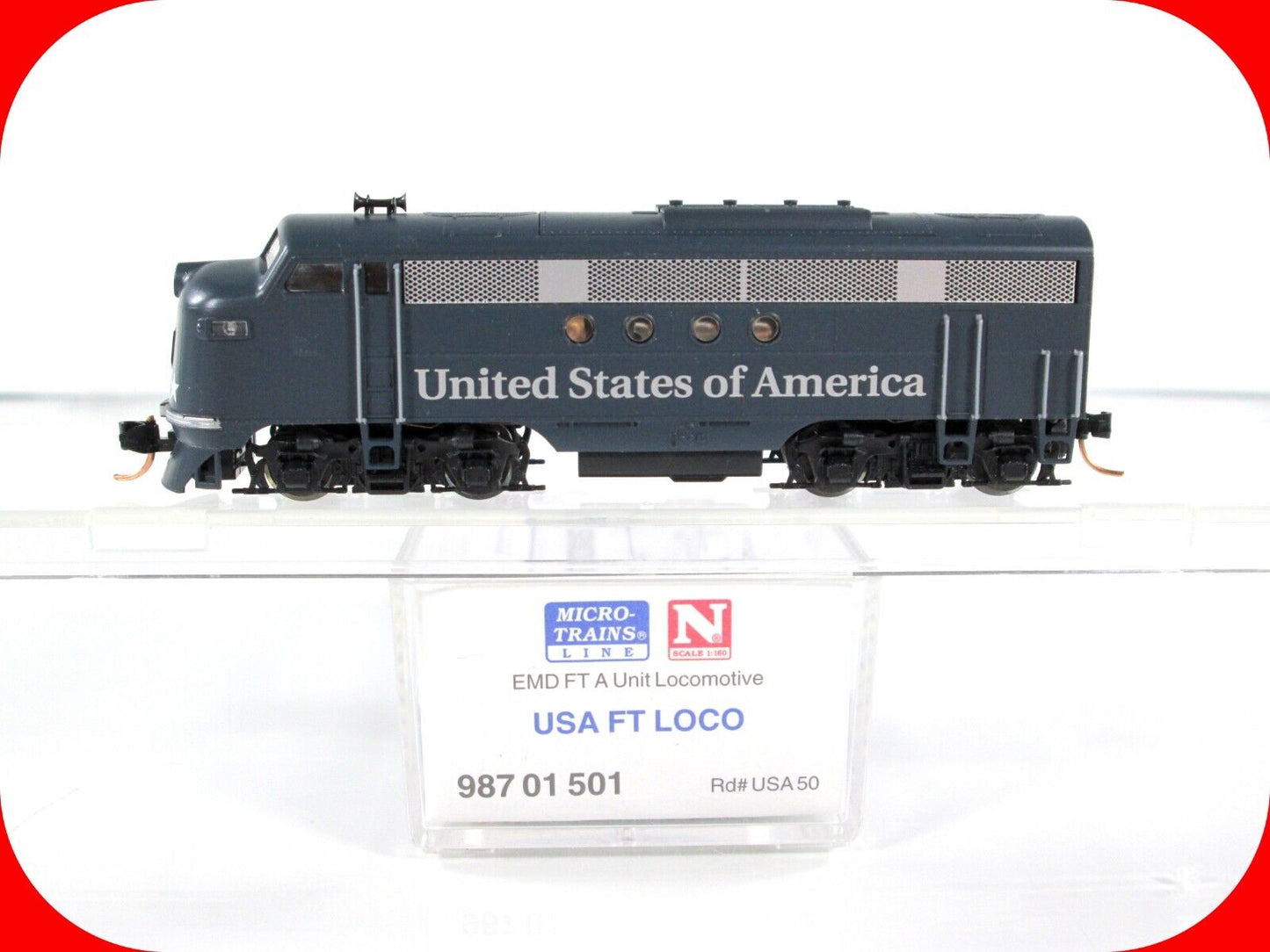 N Scale USA United States America FT Locomotive - Micro Trains 98701501 *DCC RDY