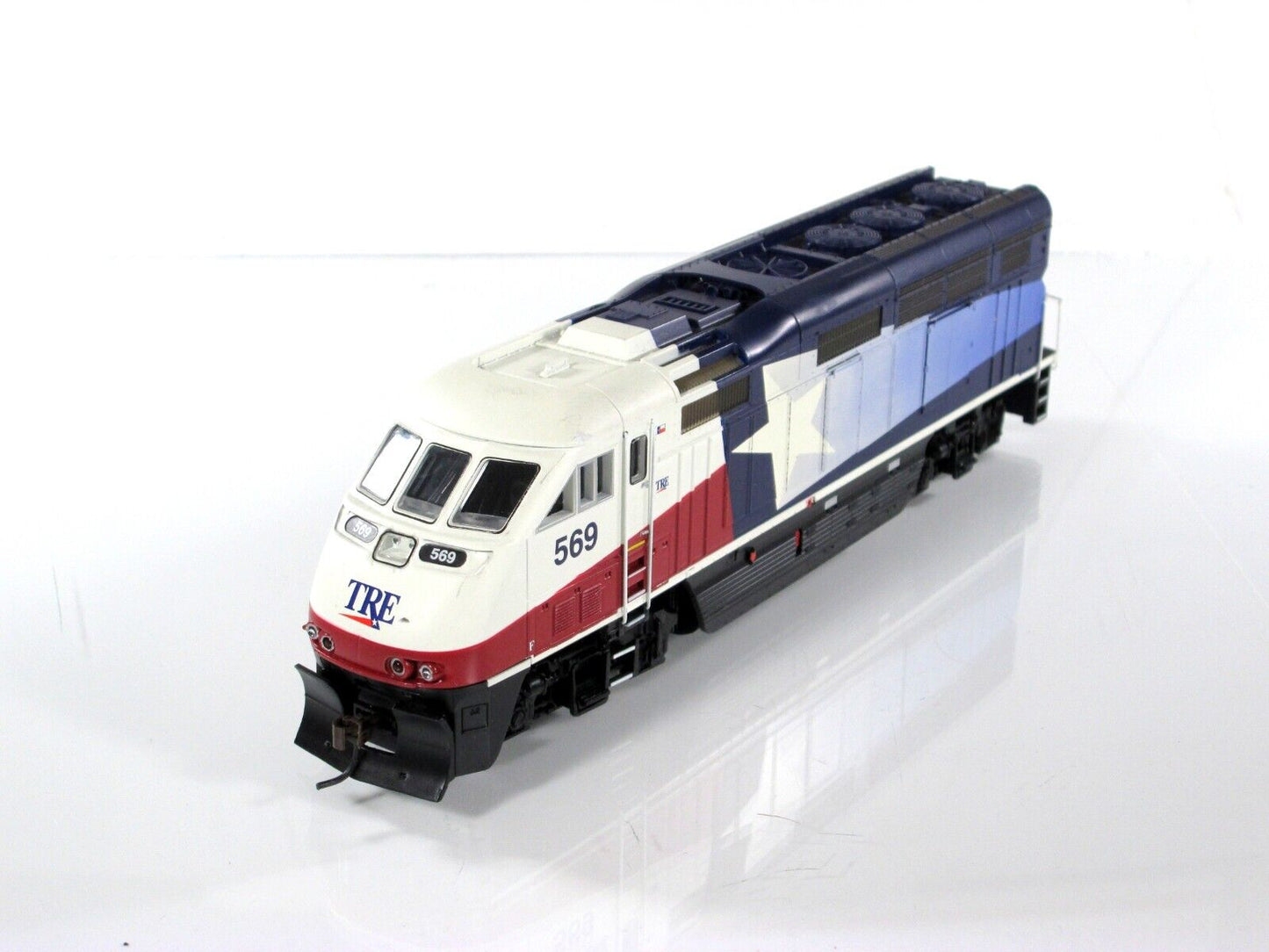 HO Scale *DALLAS TRINITY RAIL  EXPRESS* F59PHI, TRE 569 -Athearn 26313 DCC Ready