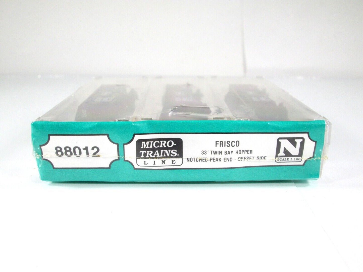 N Scale **FRISCO** 33' Twin-Bay Coal Hopper 3-Car Set, SL-SF -Micro Trains 88012