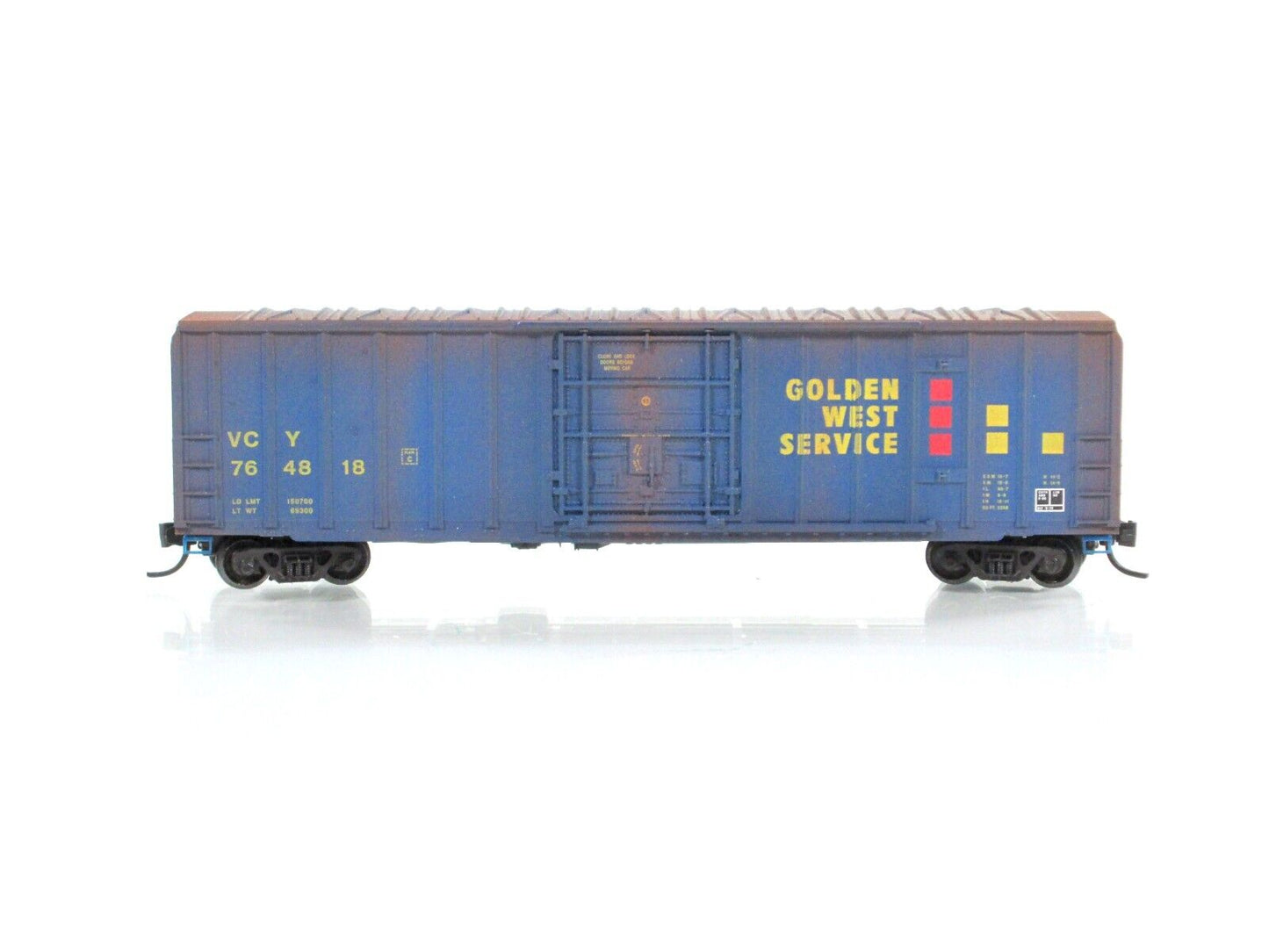N Scale *GOLDEN WEST* Weathered, Graffiti Box Car #764818 -Micro Trains 99305070