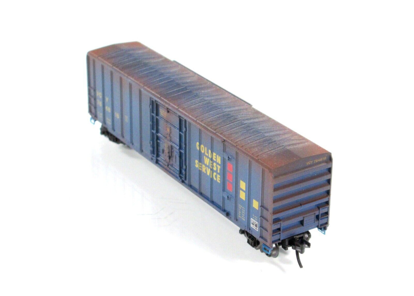 N Scale *GOLDEN WEST* Weathered, Graffiti Box Car #764818 -Micro Trains 99305070