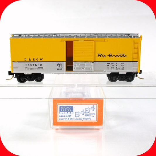 N Scale ***DENVER RIO GRANDE*** Box Car - Micro Trains / Lowell Smith / 6464-650