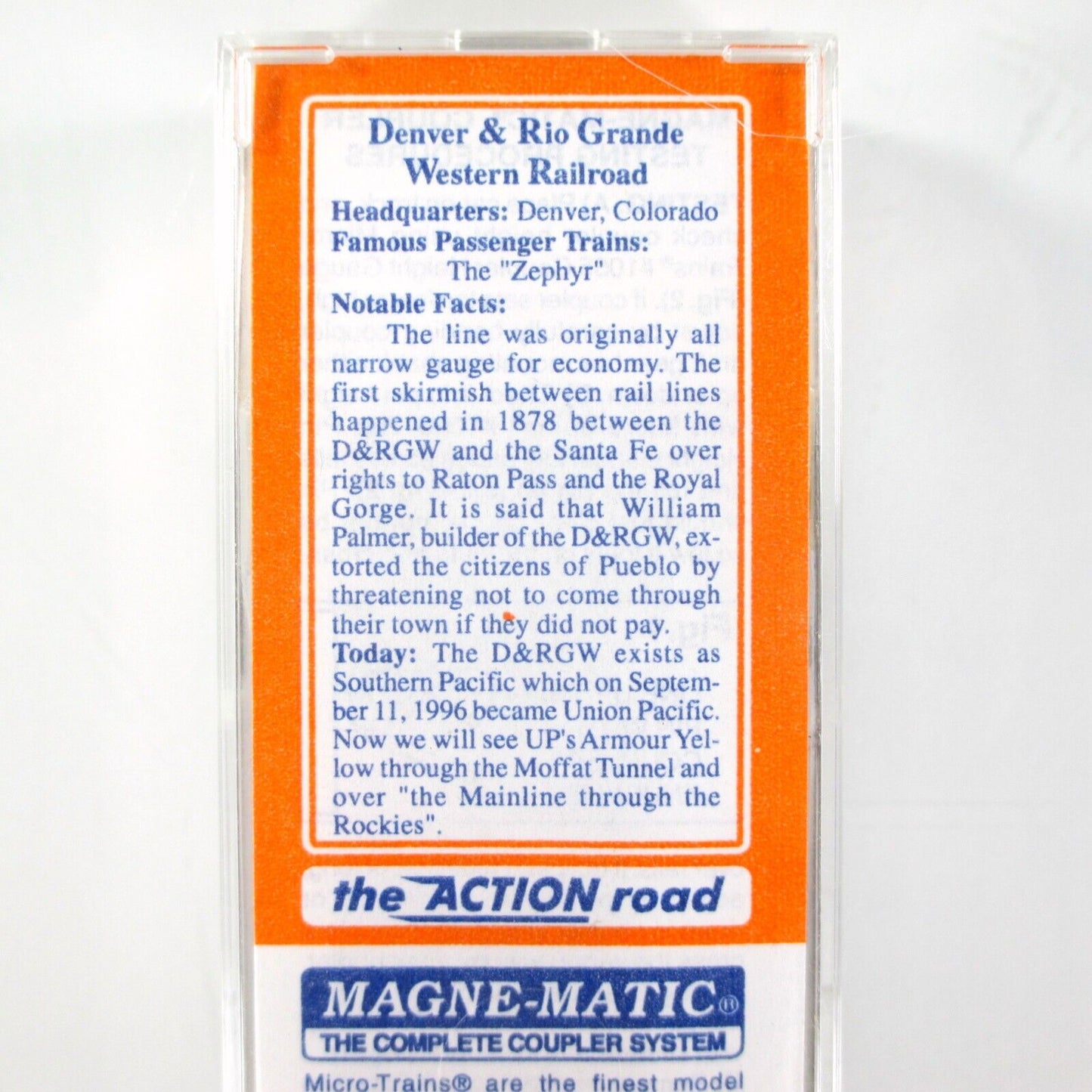 N Scale ***DENVER RIO GRANDE*** Box Car - Micro Trains / Lowell Smith / 6464-650