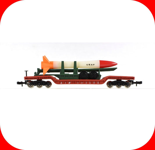 N Scale **US AIR FORCE** Missile Trailer, Heavyweight Flat Car - Bachmann 71391