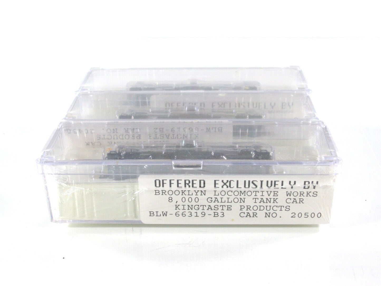 N Scale **KINGTASTE / CAPITAL CITY PRODUCTS** Tank Car Set - Intermountain / BLW