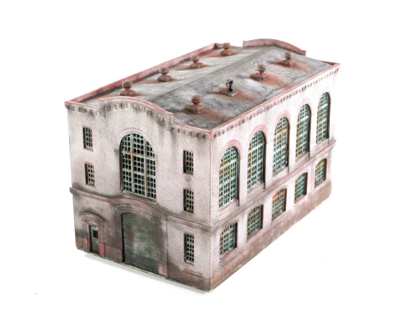 N Scale ***NORTHERN LIGHT & POWER*** Custom Weathered Brick Structure - Walthers
