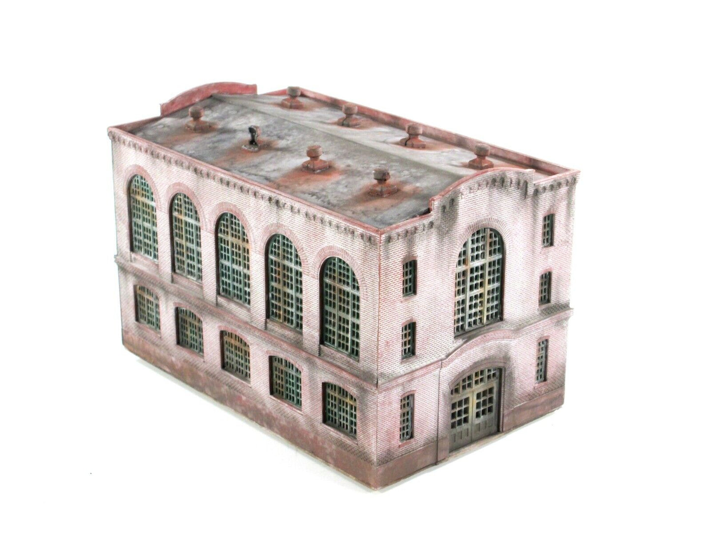 N Scale ***NORTHERN LIGHT & POWER*** Custom Weathered Brick Structure - Walthers
