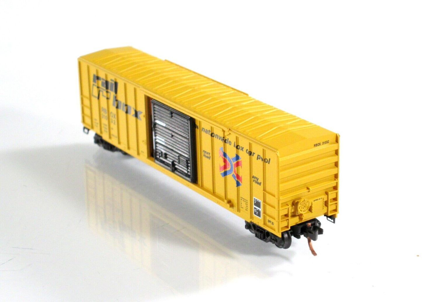 N Scale **RAILBOX BLUE BIRD** Graffiti Box Car #149 of 500 - Micro Trains *RARE
