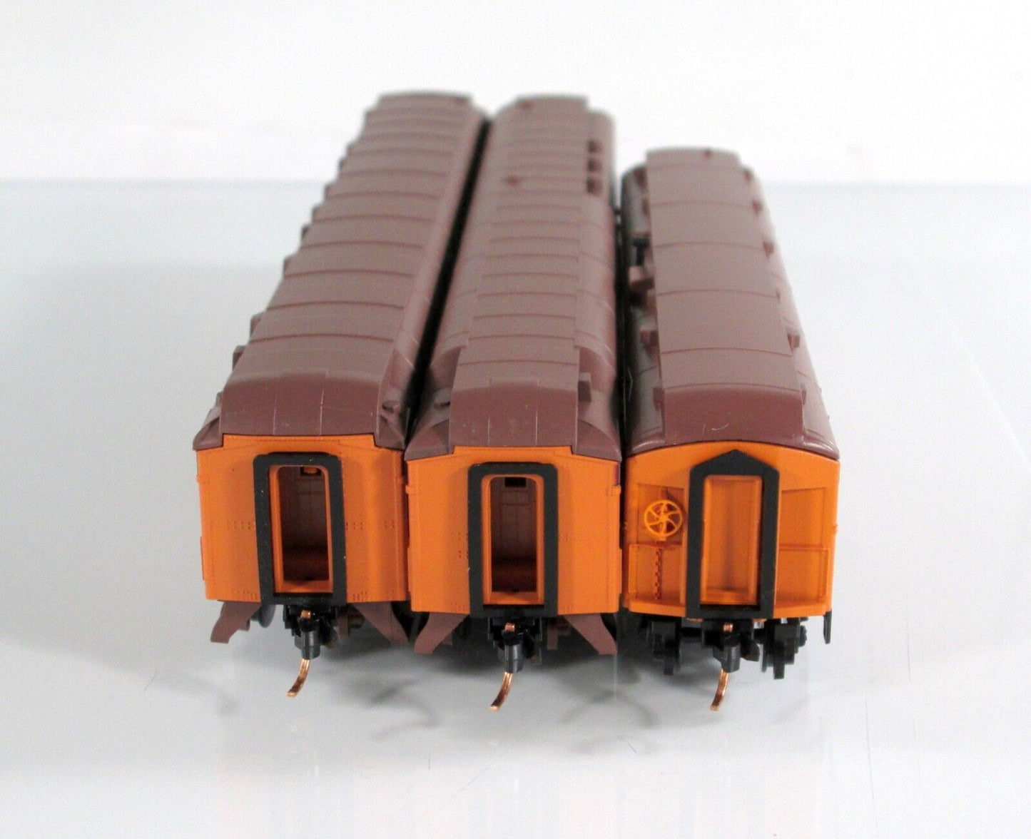 N Scale MILWAUKEE ROAD Heavyweight RPO, Sleeper, Parlor 3-Car Set - Micro Trains