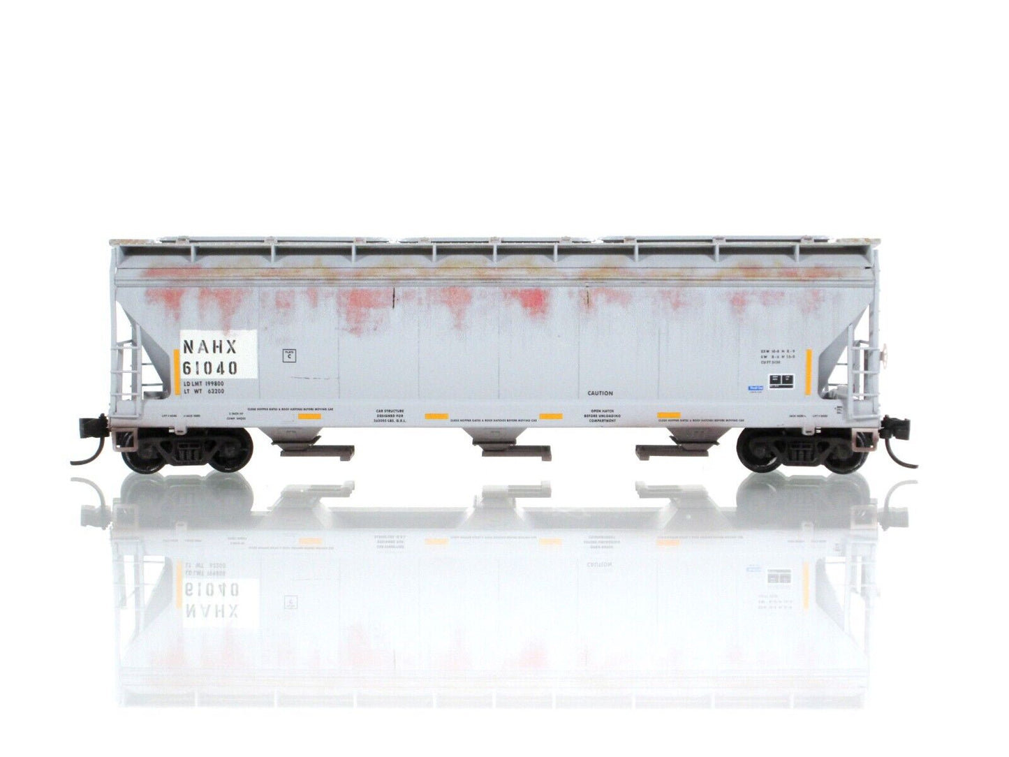 N Scale **NORTH AMERICAN CAR CORP* Graffiti Hopper #61040 -Micro Trains 09444650