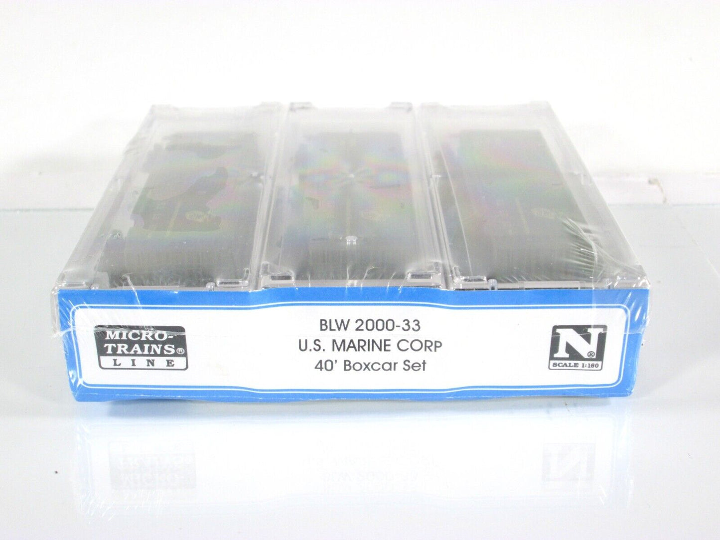 N Scale **US MARINE CORPS** 3-Box Car Set -Micro Trains / BLW Special Run **RARE