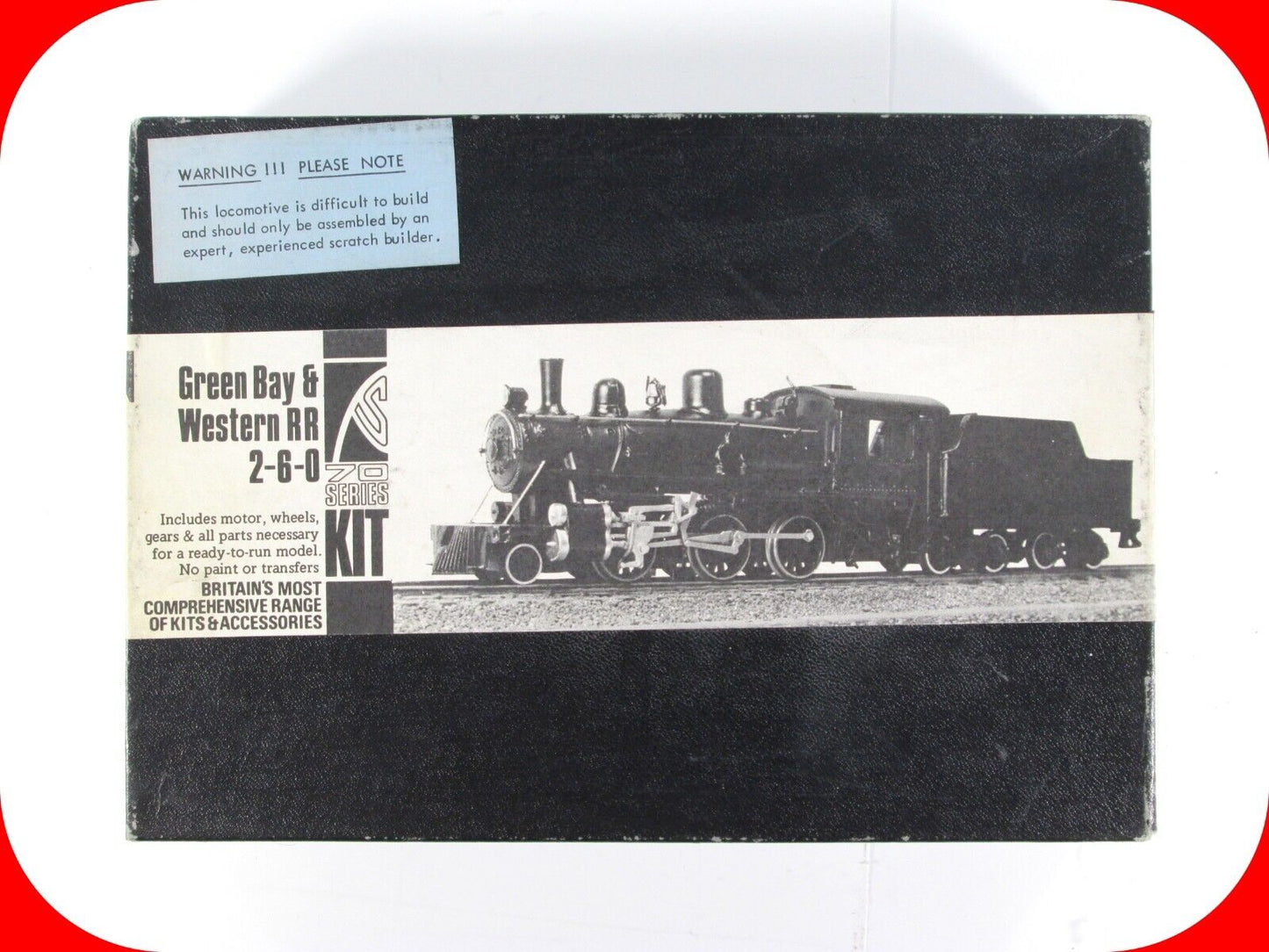HO Scale Green Bay & Western 2-6-0 Mogul Locomotive Metal Kit, BOYD-KEYSER *RARE