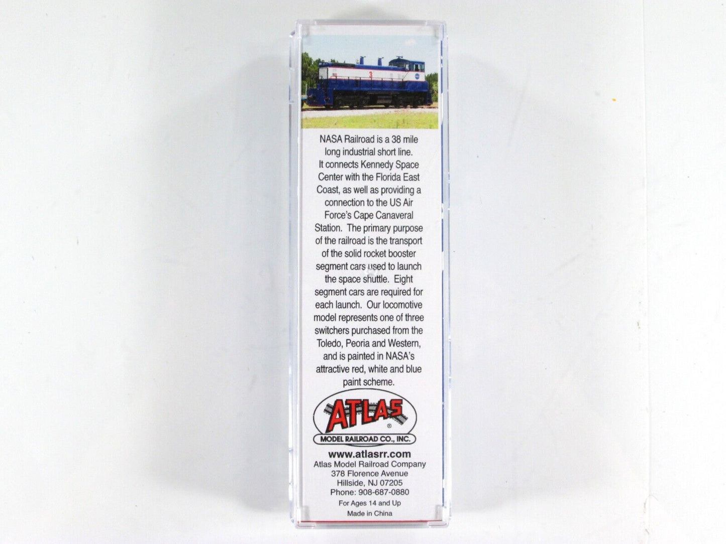 N Scale NASA Railroad Diesel Locomotive Switcher #3 -Atlas Special NSE ATL 15-20