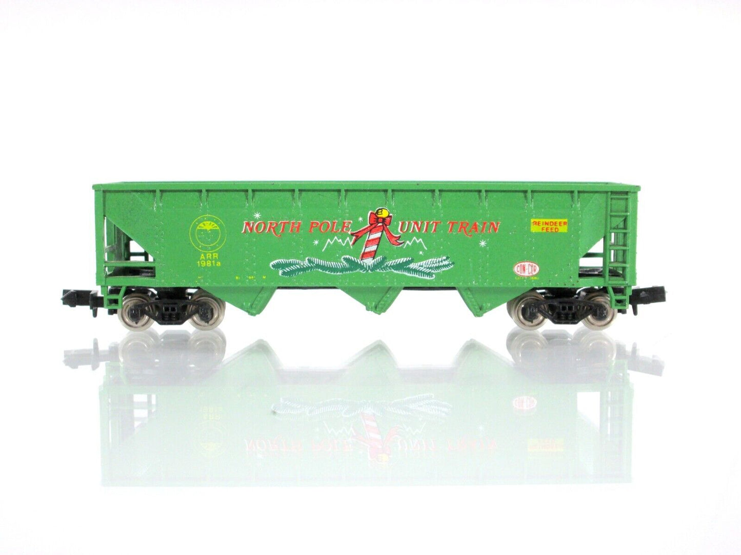 N Scale **NORTH POLE UNIT TRAIN** Reindeer Feed Hopper, ARR 1981 -Con-Cor **RARE
