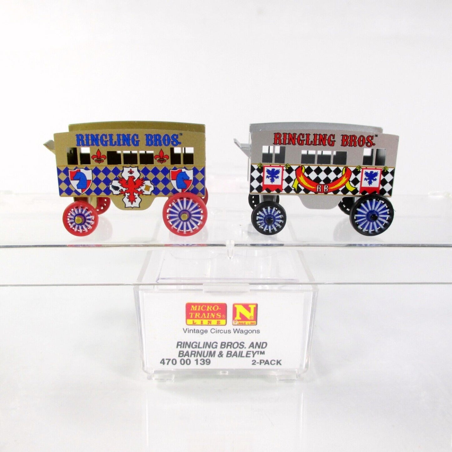 N Scale Ringling Barnum Bailey Vintage Circus Wagon Set - Micro Trains 47000139