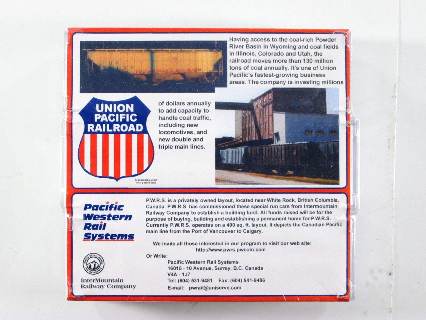 N Scale UNION PACIFIC Hopper 3-Car Set 3 - Intermountain PWRS Special Run *RARE*