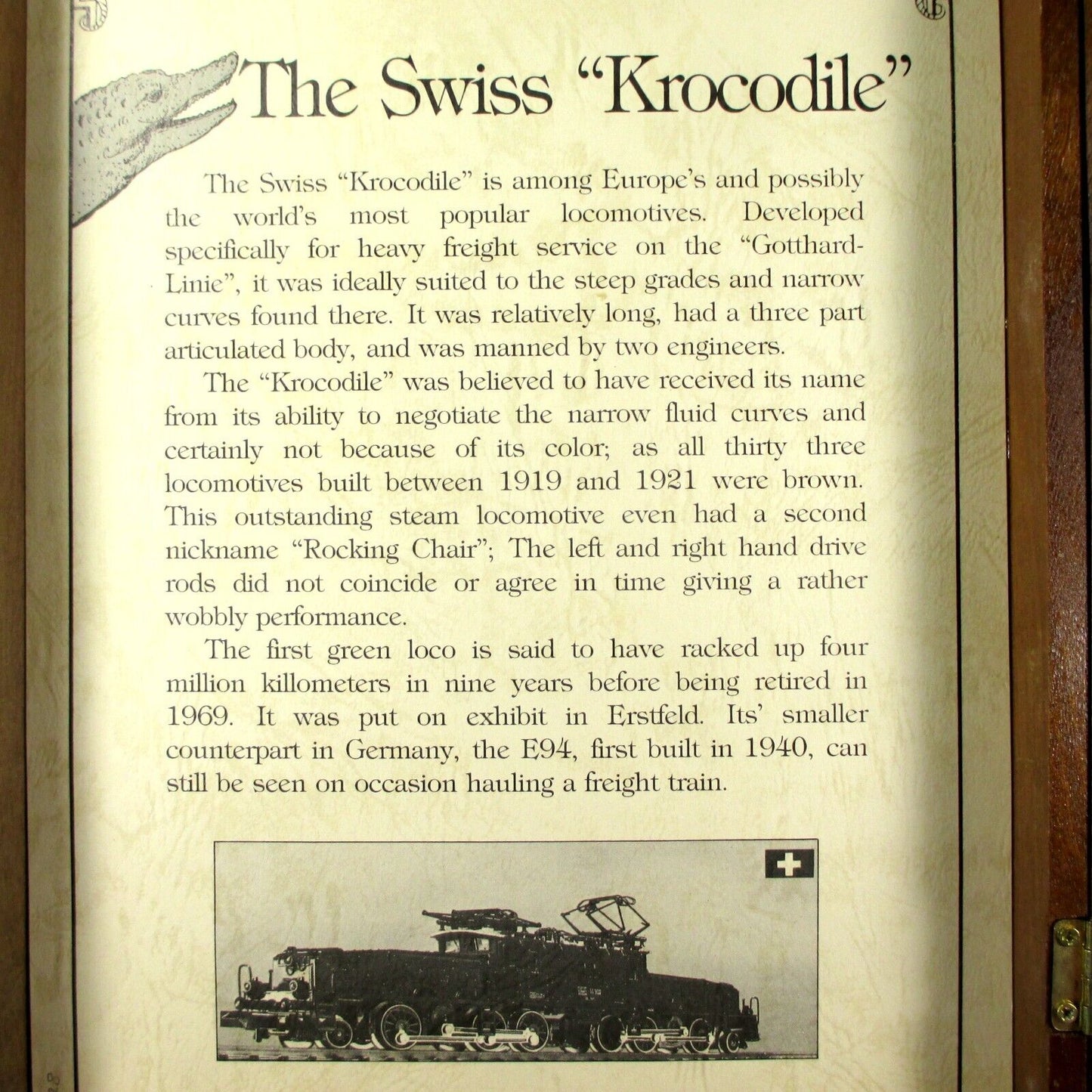 N Scale ***SWISS KROCODILE*** Locomotive & Freight Set --- Model Power, Minitrix