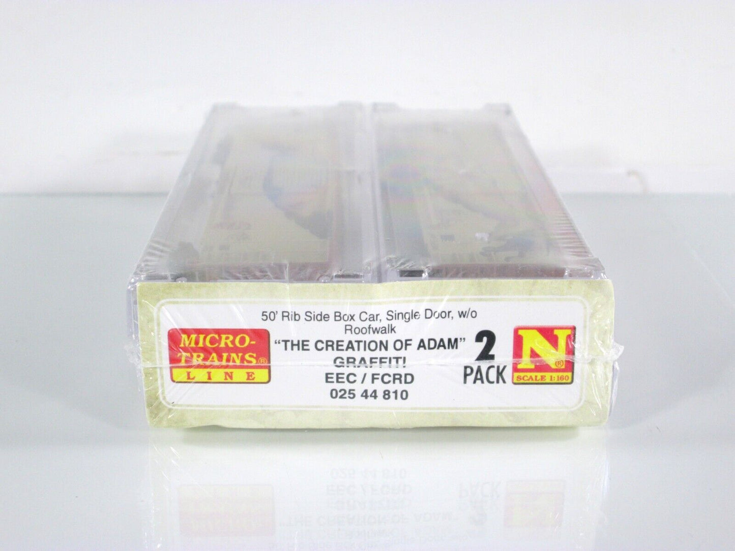 N Scale **The CREATION Of ADAM** Graffiti Box 2-Car Set --- Micro Trains Special