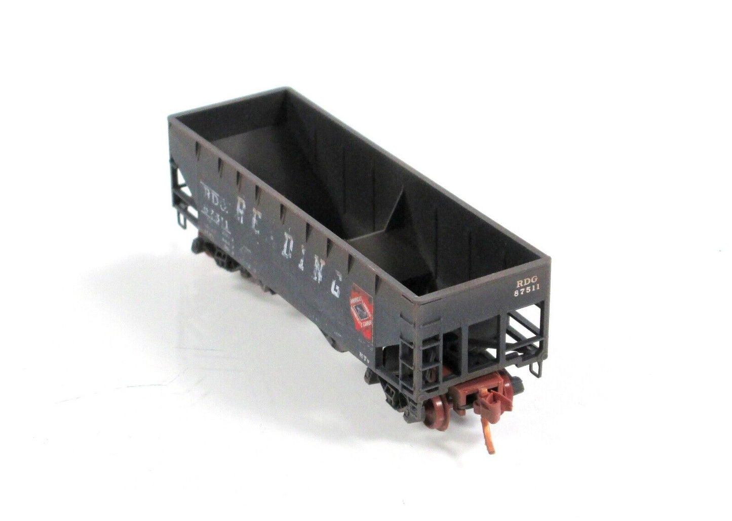 N Scale **READING** Weathered 33' Twin Bay Hopper #87511 - Micro Trains 05544470
