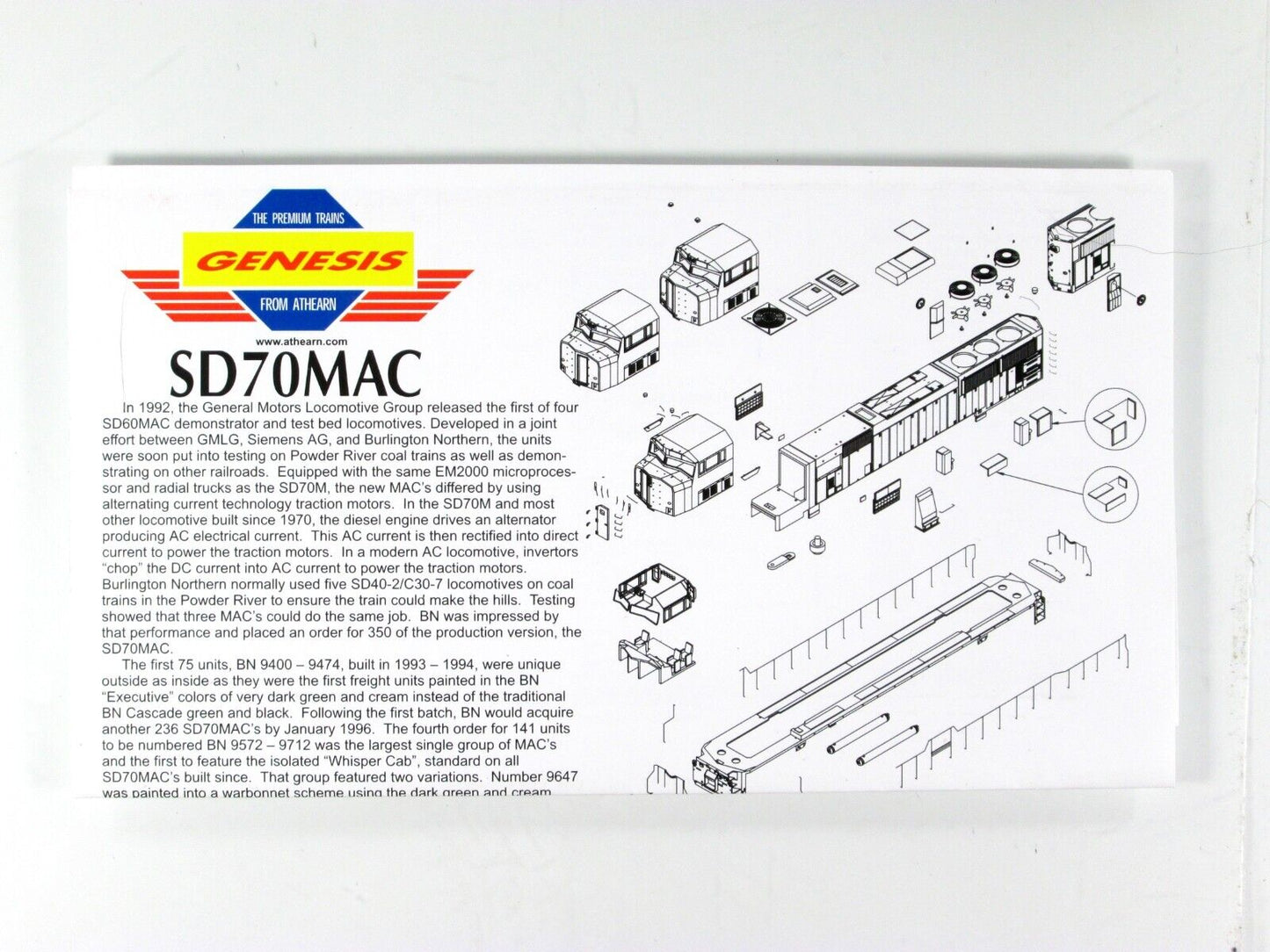 HO Scale *CSX* SD-70MAC Diesel Locomotive #788 -Athearn Genesis G6412, DCC Ready