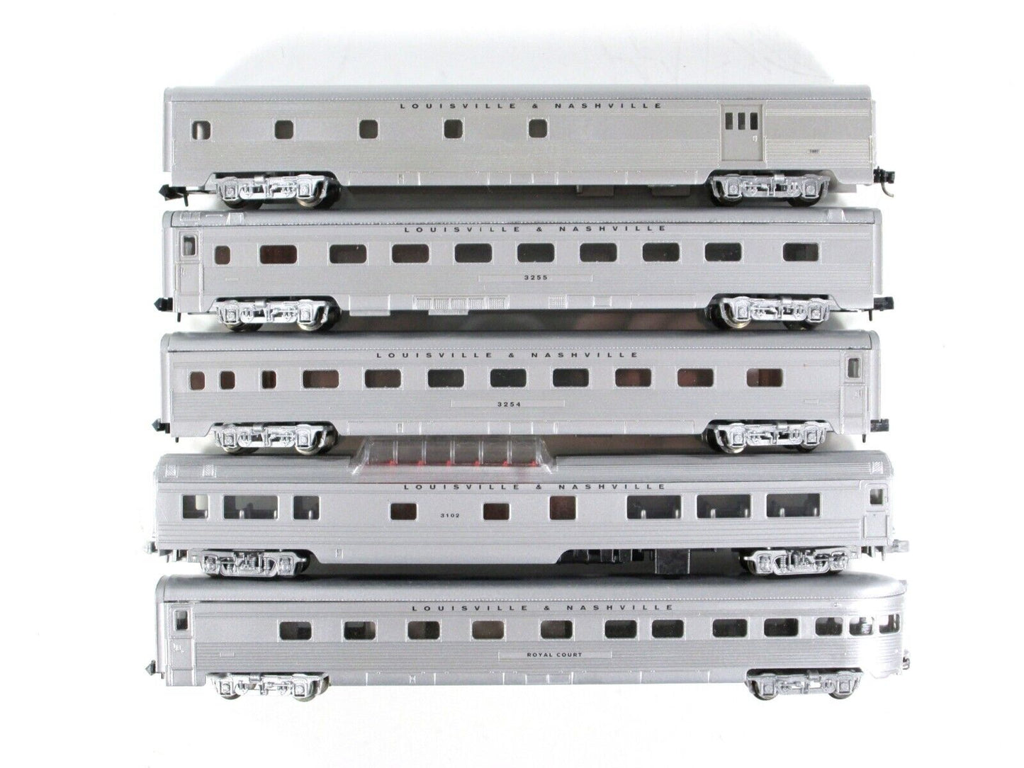 N Scale **LOUISVILLE NASHVILLE* Ltweight Passenger 5-Car Set 2 - Con-Cor 5400151