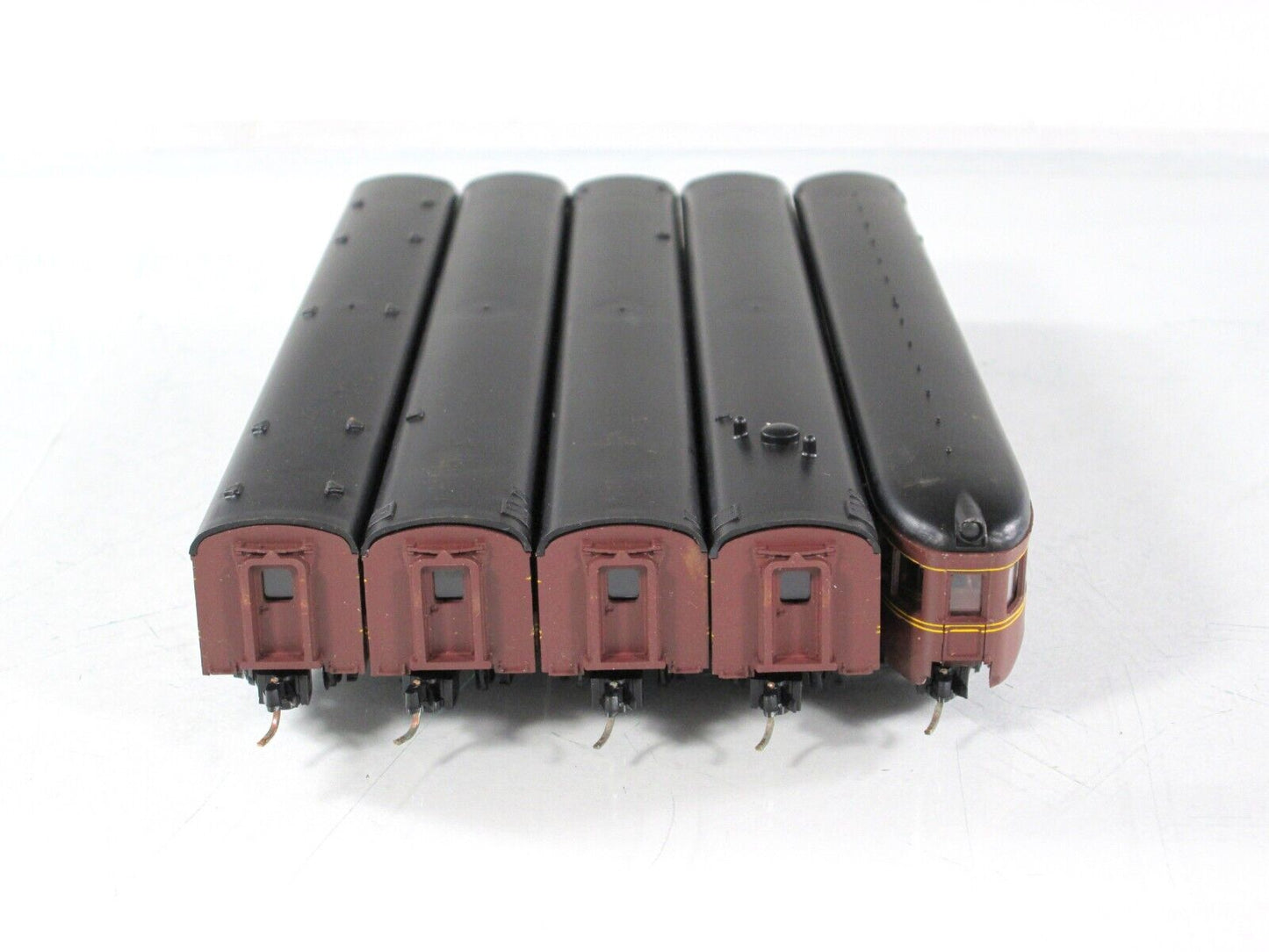 N Scale *PENNSYLVANIA* Lightweight Passenger 5-Car Set - Con-Cor 4001, MTL Cplrs