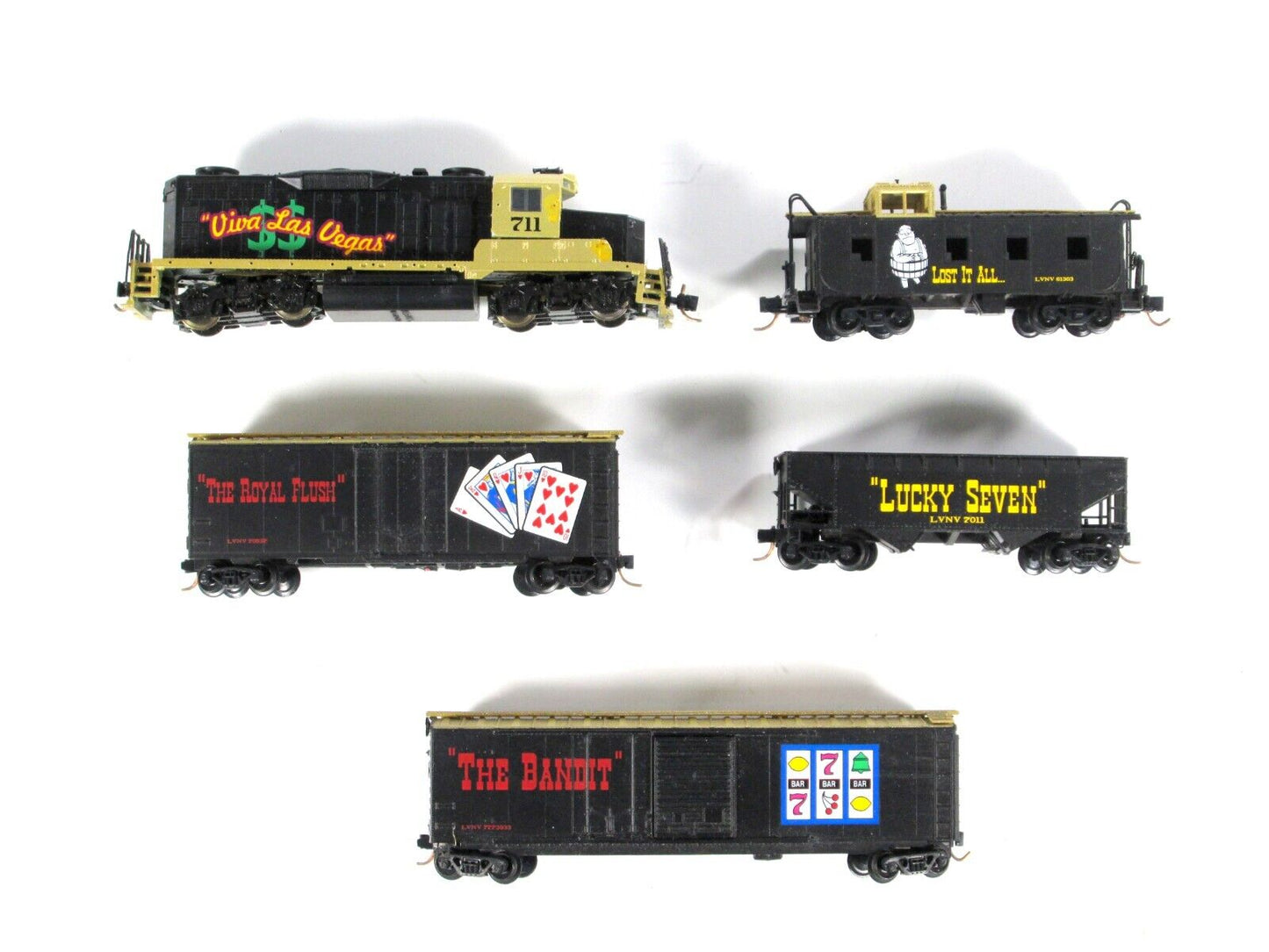 N Scale **THE GAMBLER** Train Set w/ Locomotive -- Micro Trains 99321721 **RARE