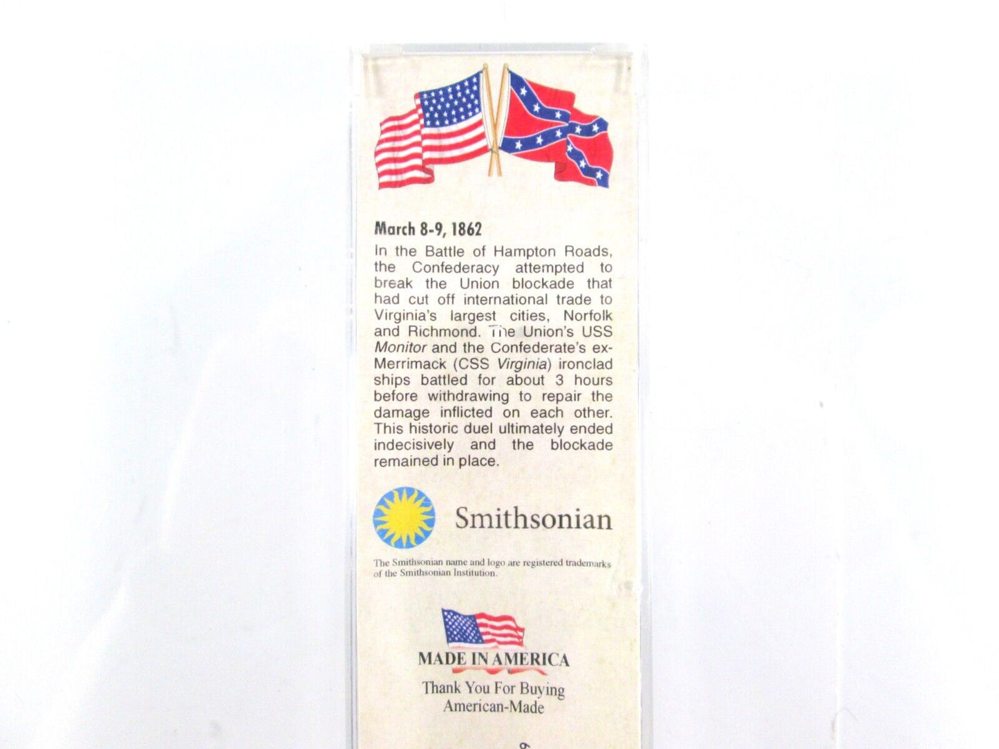 N Scale *BATTLE of HAMPTON ROADS* 40' Hy-Cube Box Car -- Micro Trains 10100703