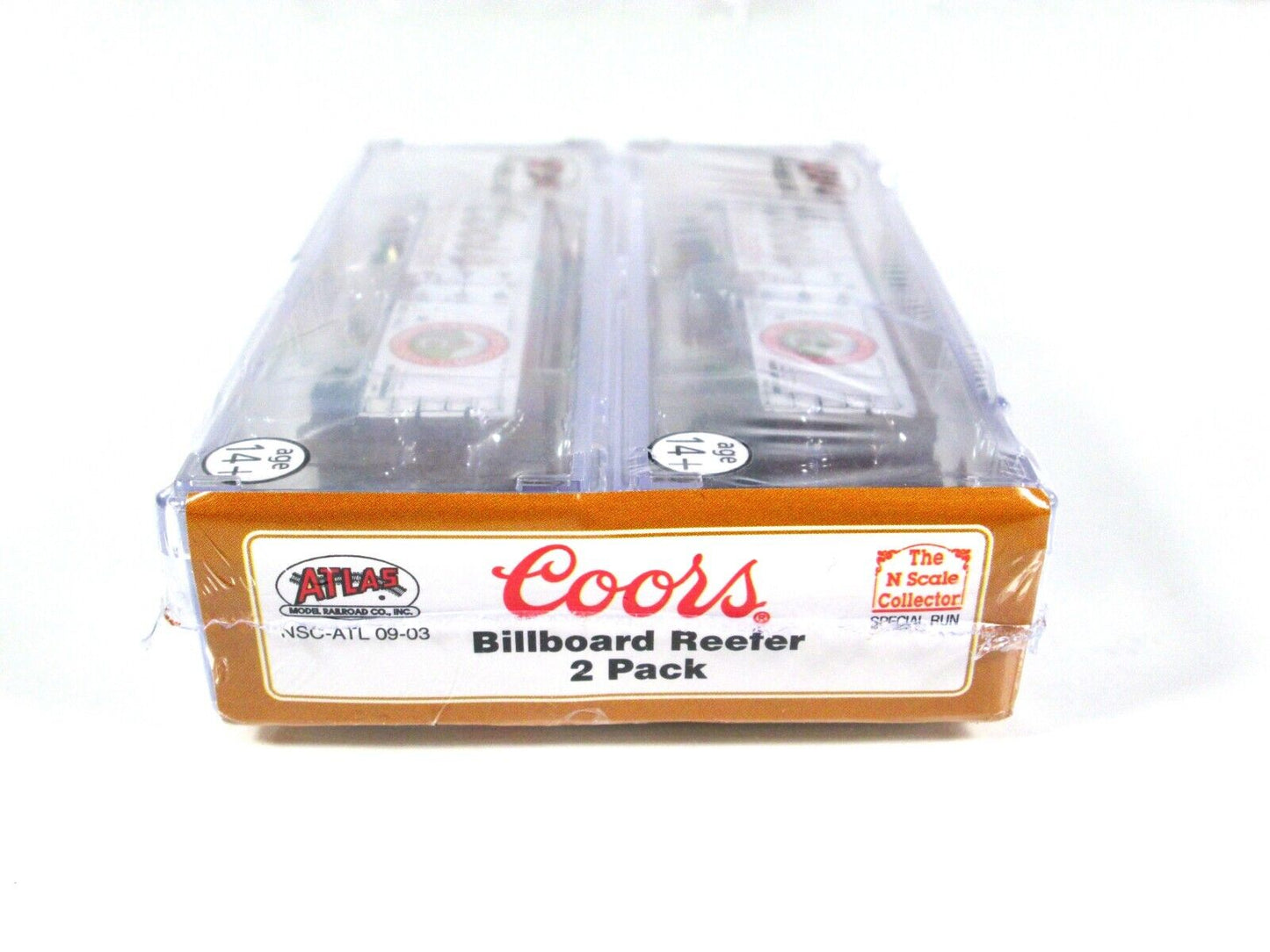 N Scale **COORS BREWING** Billboard Reefer 2-Pack -- Atlas Special NSC-ATL 09-03