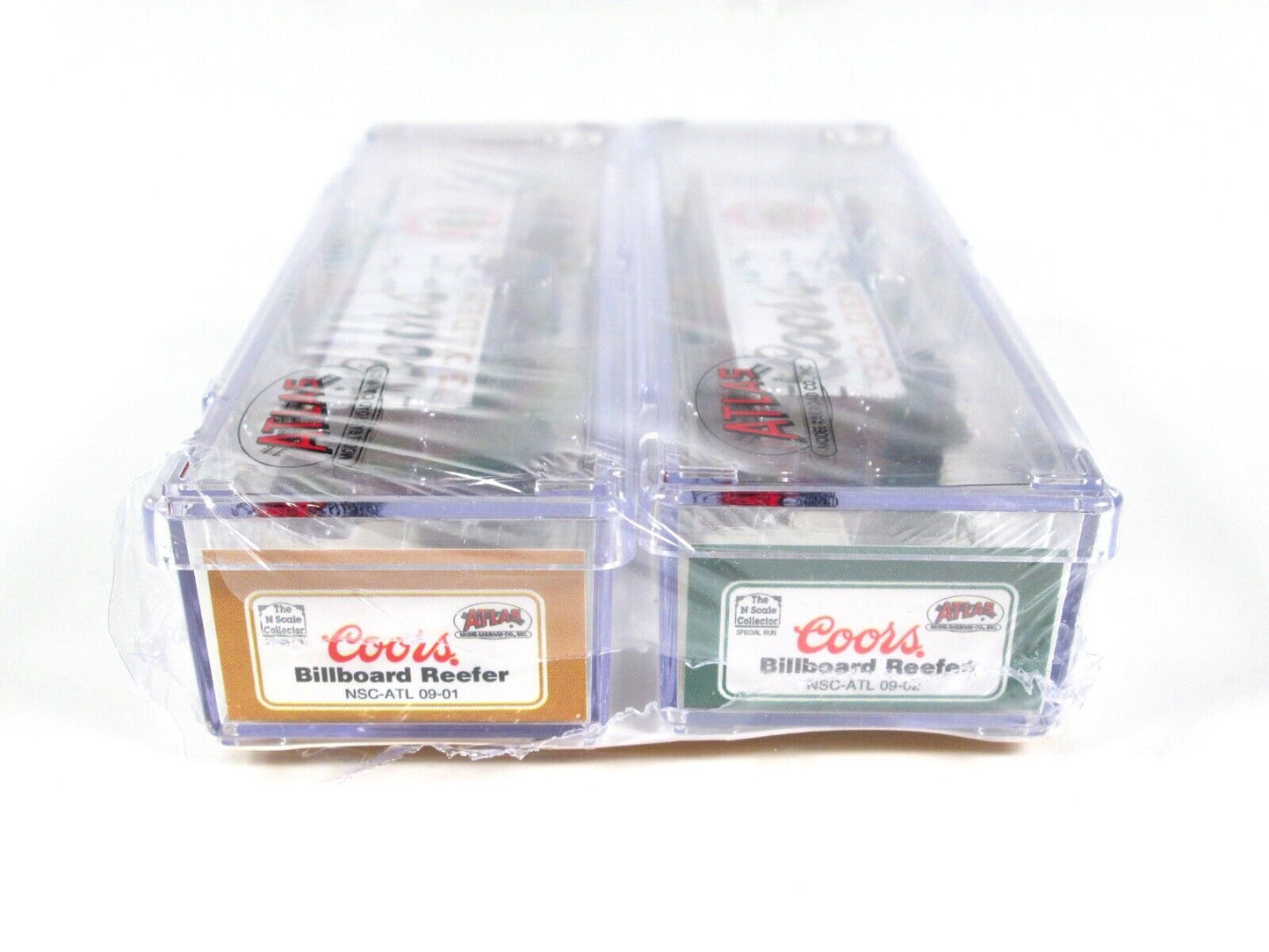 N Scale **COORS BREWING** Billboard Reefer 2-Pack -- Atlas Special NSC-ATL 09-03