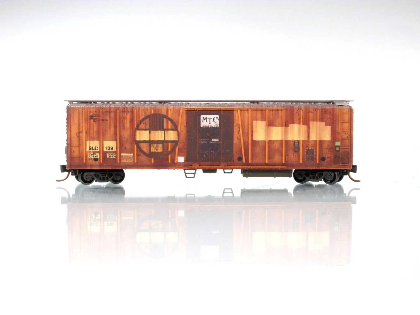 N Scale ***SAN LUIS CENTRAL*** Weathered 51' Reefer #139 - Micro Trains 07051080