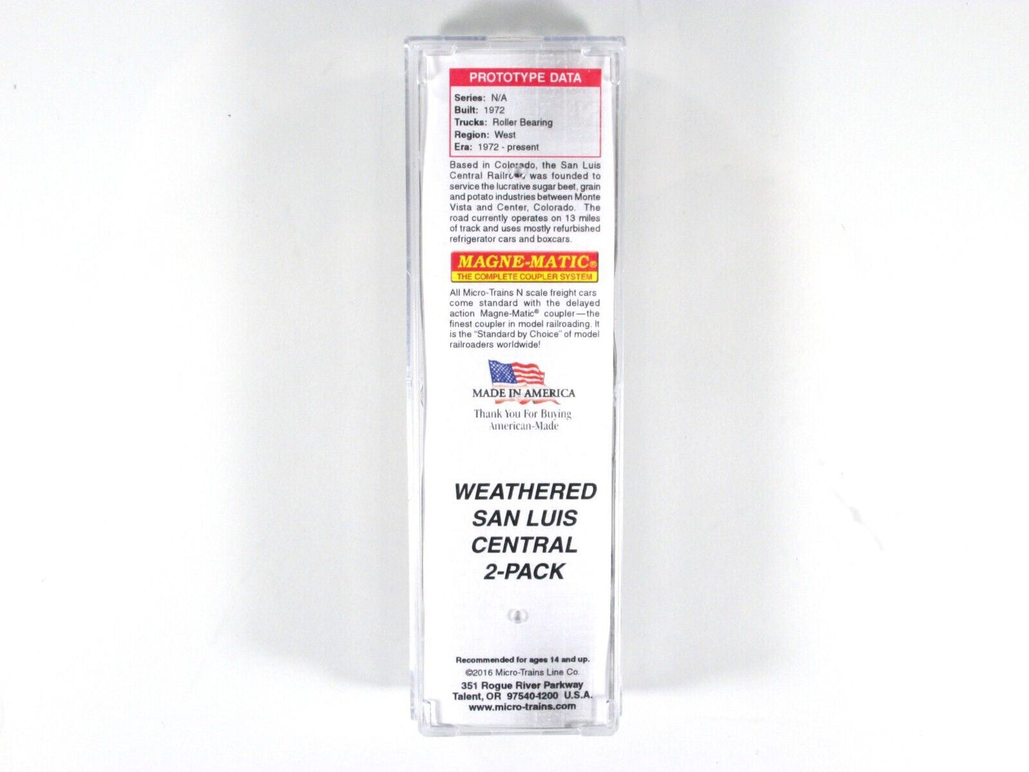 N Scale ***SAN LUIS CENTRAL*** Weathered 51' Reefer #139 - Micro Trains 07051080