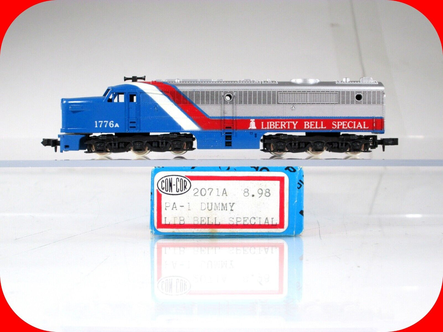 N Scale ***LIBERTY BELL SPECIAL*** PA-1 Dummy Locomotive #1776A -- Con-Cor 2071A