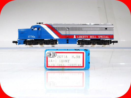 N Scale ***LIBERTY BELL SPECIAL*** PA-1 Dummy Locomotive #1776A -- Con-Cor 2071A