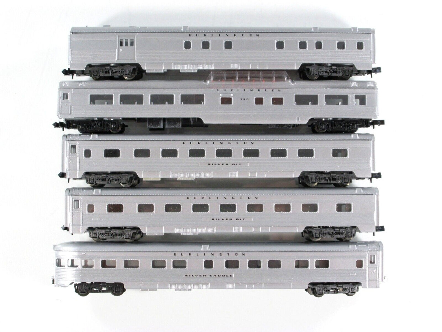 N Scale **BURLINGTON ROUTE** Lightweight Passenger 5-Car Set ---- Con-Cor 540005