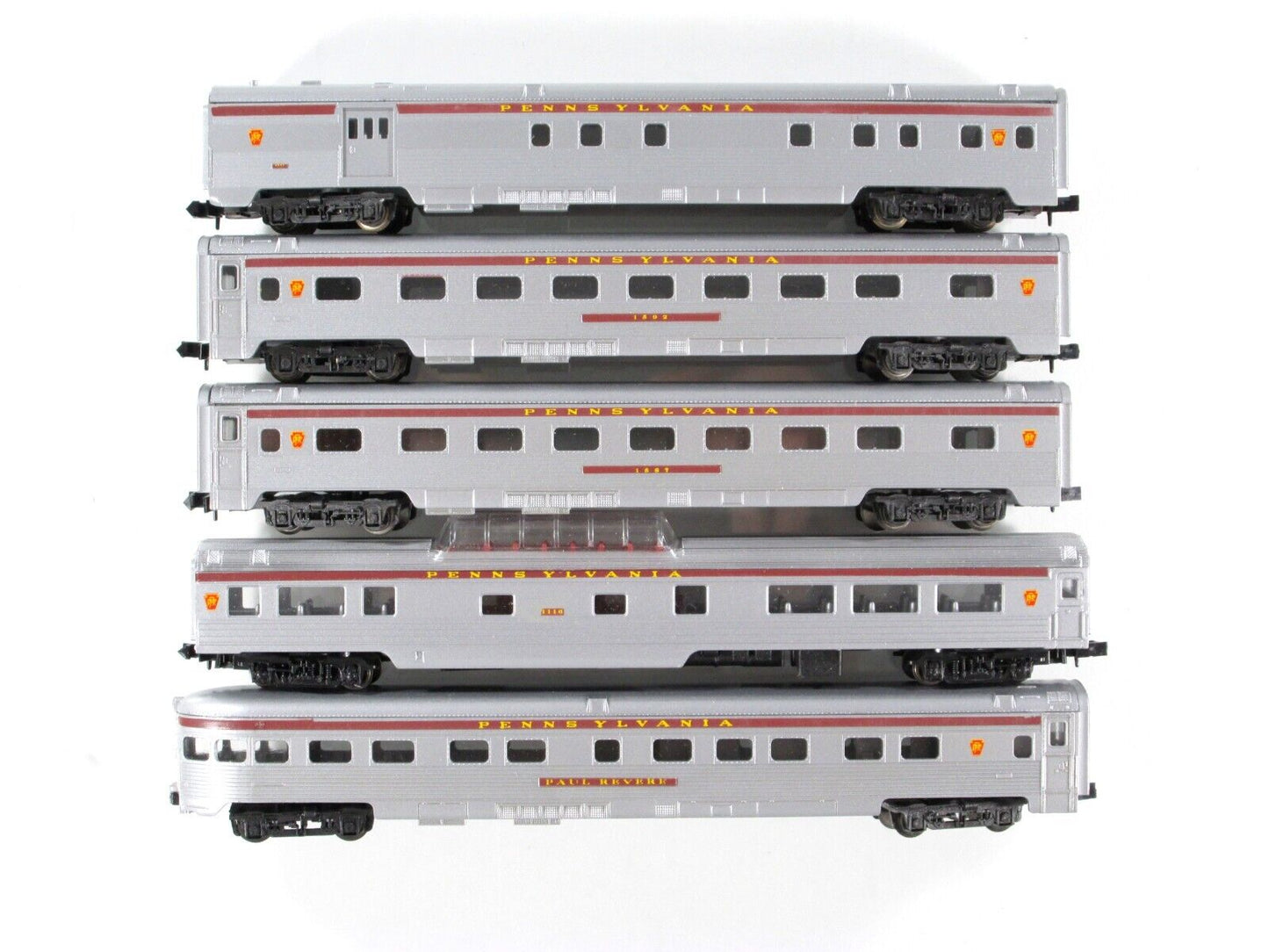N Scale **PENNSYLVANIA SENATOR** Lightweight Passenger 5-Car Set -Con-Cor 540003