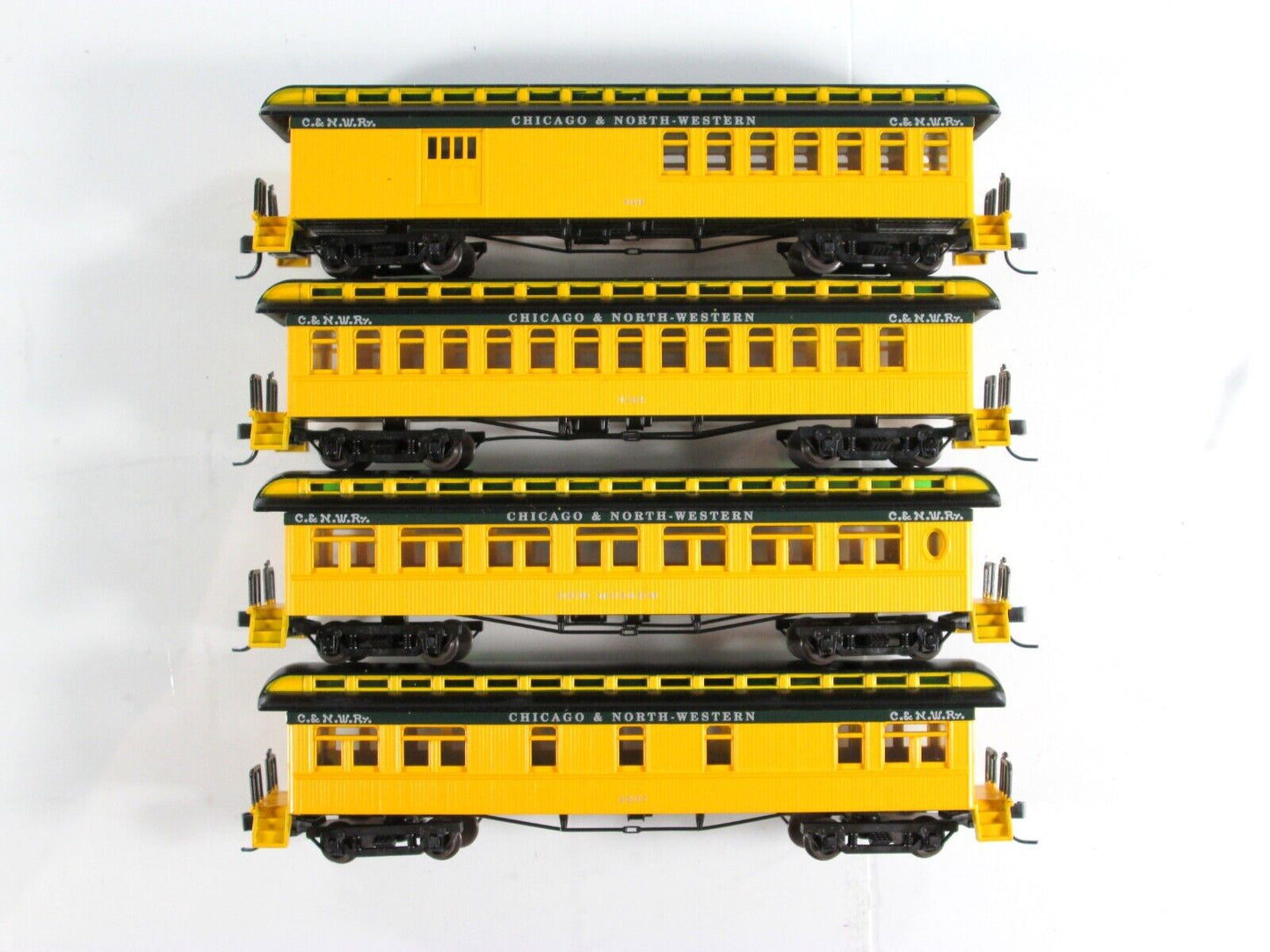N Scale ***CHICAGO & NORTH WESTERN** Overland Passenger Set -Athearn 11859 *RARE