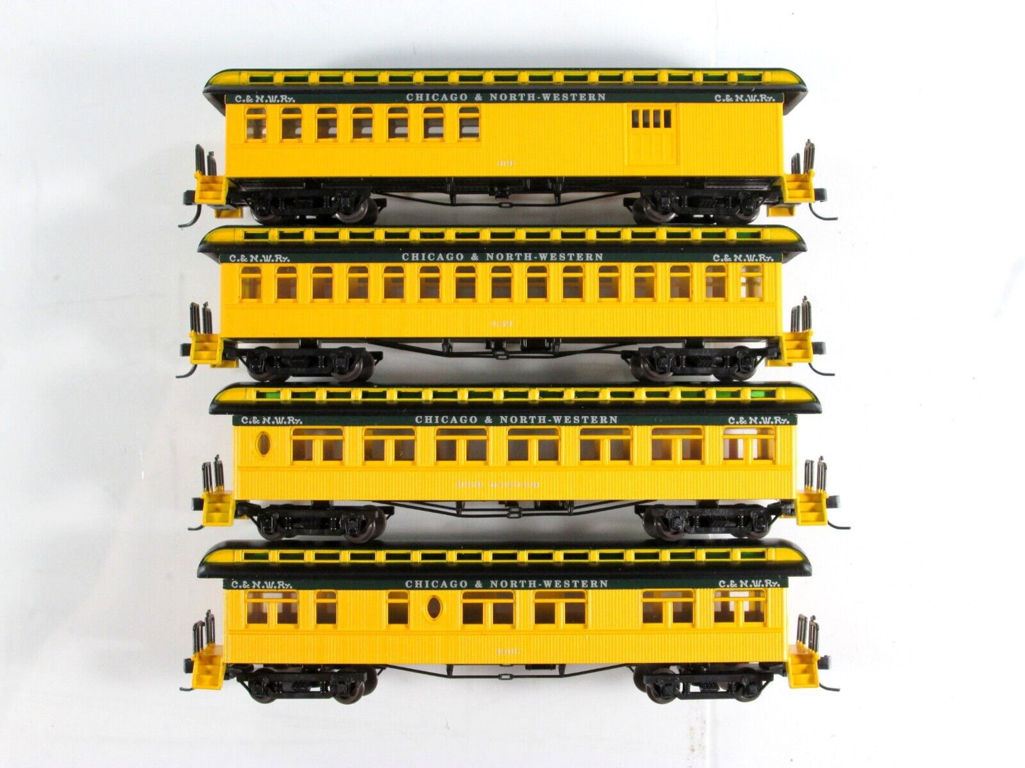 N Scale ***CHICAGO & NORTH WESTERN** Overland Passenger Set -Athearn 11859 *RARE