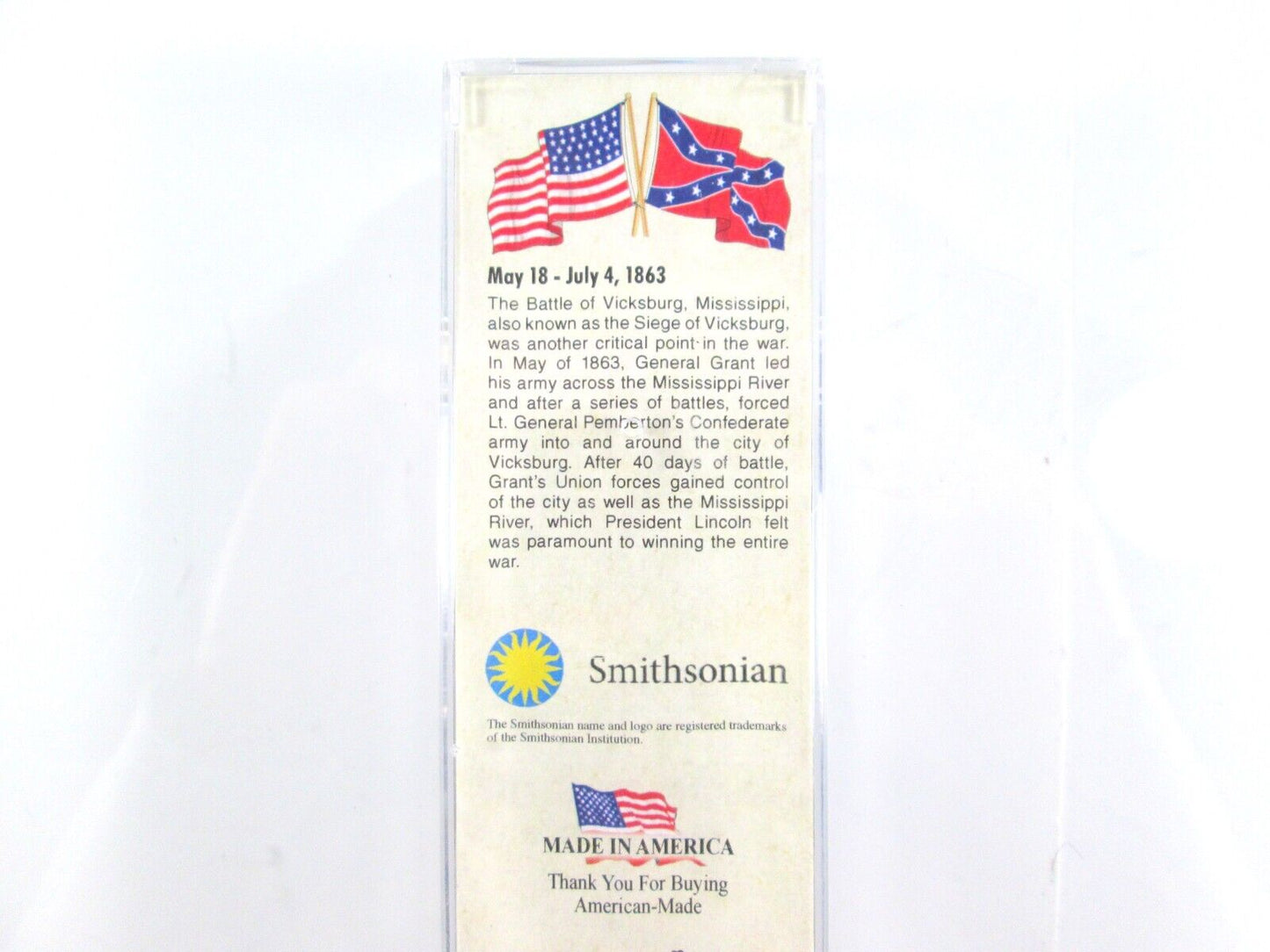 N Scale ***BATTLE of VICKSBURG*** 40' Hy-Cube Box Car -- Micro Trains 10100709