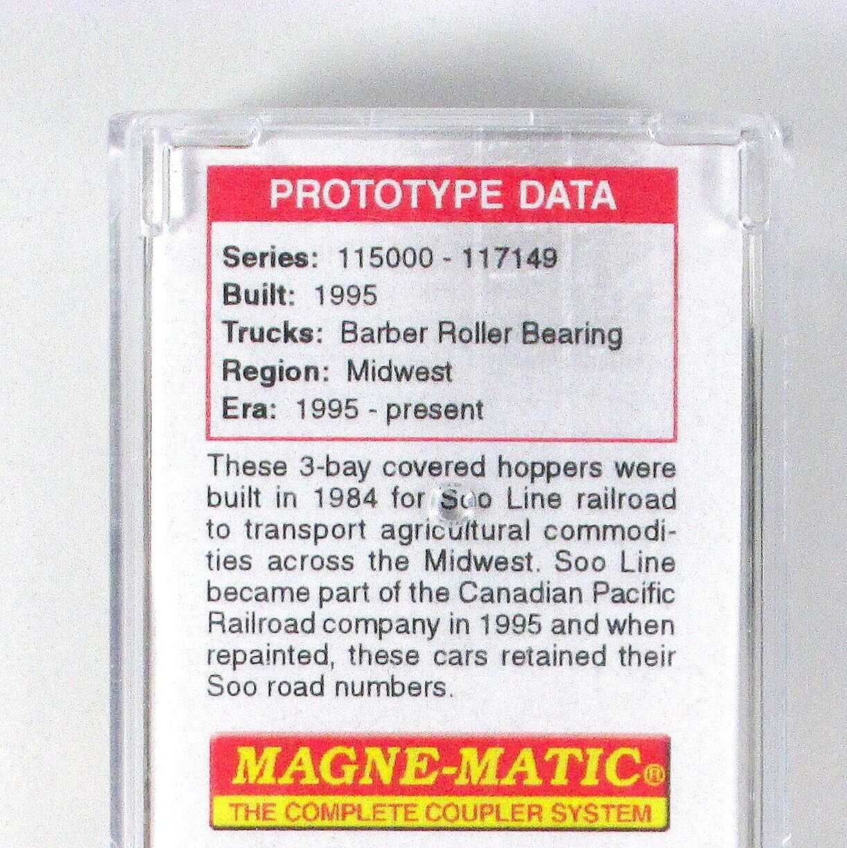 N Scale **SOO/CP RAIL** Weathered Graffiti Hopper #116982 -Micro Trains 99451092