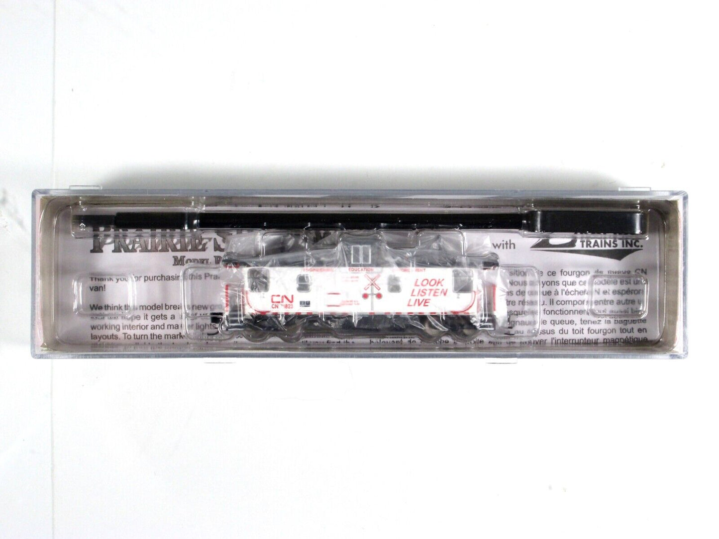 N Scale *CN -- POINT St CHARLES* Life Saver Lighted Caboose #79823 - Rapido 2030