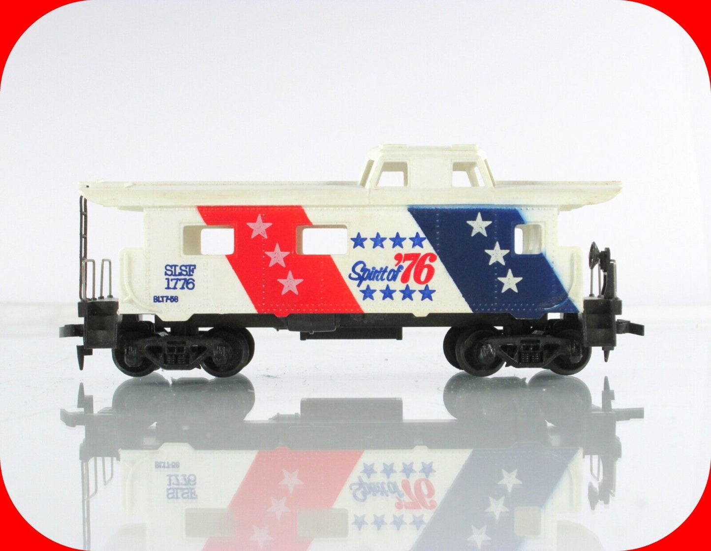 HO Scale ***SPIRIT of '76 - AMERICA*** Cupola Caboose, SLSF 1776 - Tyco