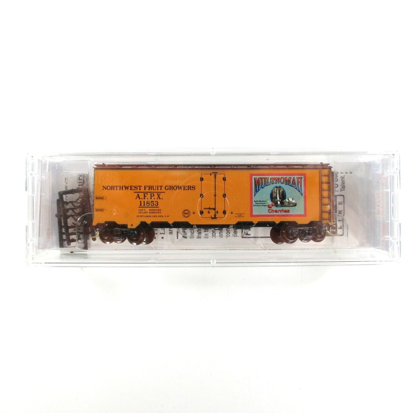 N Scale *MULTNOMAH CHERRIES* Reefer 04, AFPX 11853 - Micro Trains, Lowell Smith