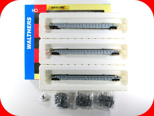 HO SCALE --- NSC 53' Double Stack Well Car 3-Unit Set --- Walthers GOLD 932-3940