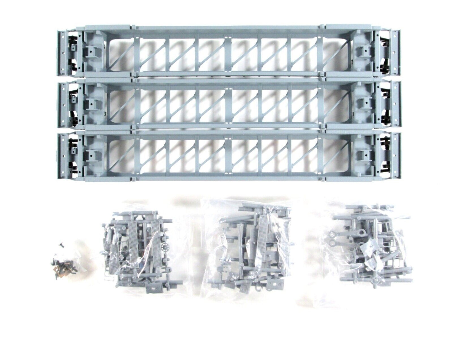 HO SCALE --- NSC 53' Double Stack Well Car 3-Unit Set --- Walthers GOLD 932-3940